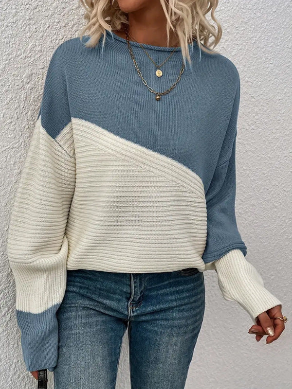 Ophirielle | Color-Block Women’s Knit Sweater
