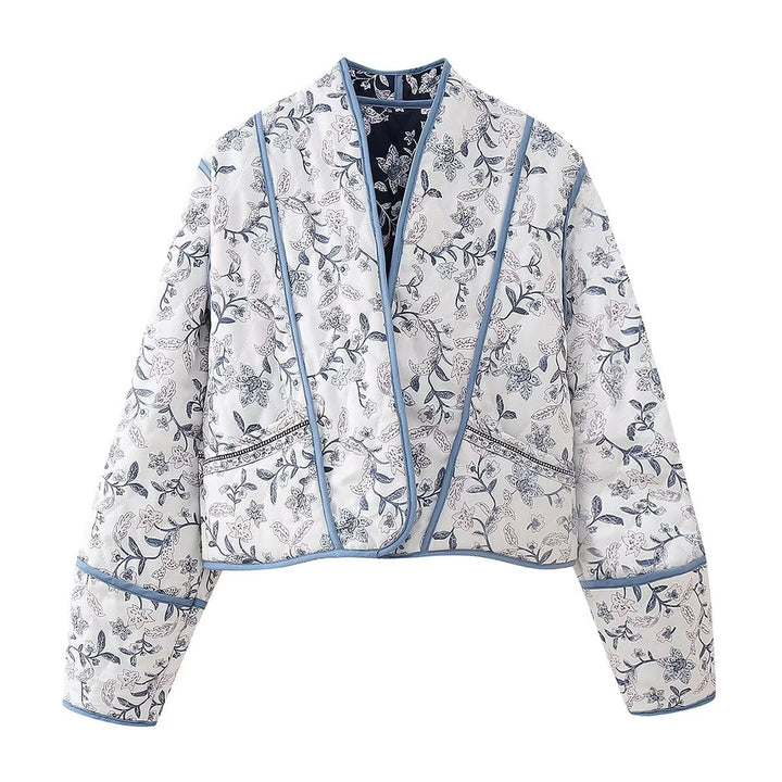 Helena | Women’s Quilted Floral Light Jacket