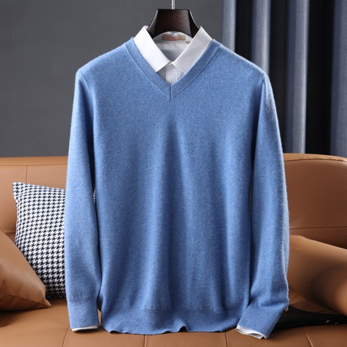 Classic V-Neck Men’s Sweater