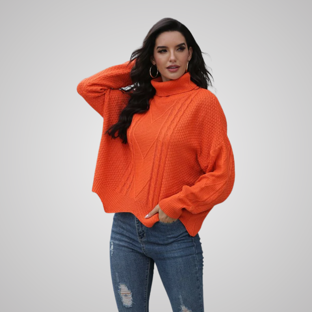 Elowara | Cozy Women’s Turtleneck Sweater