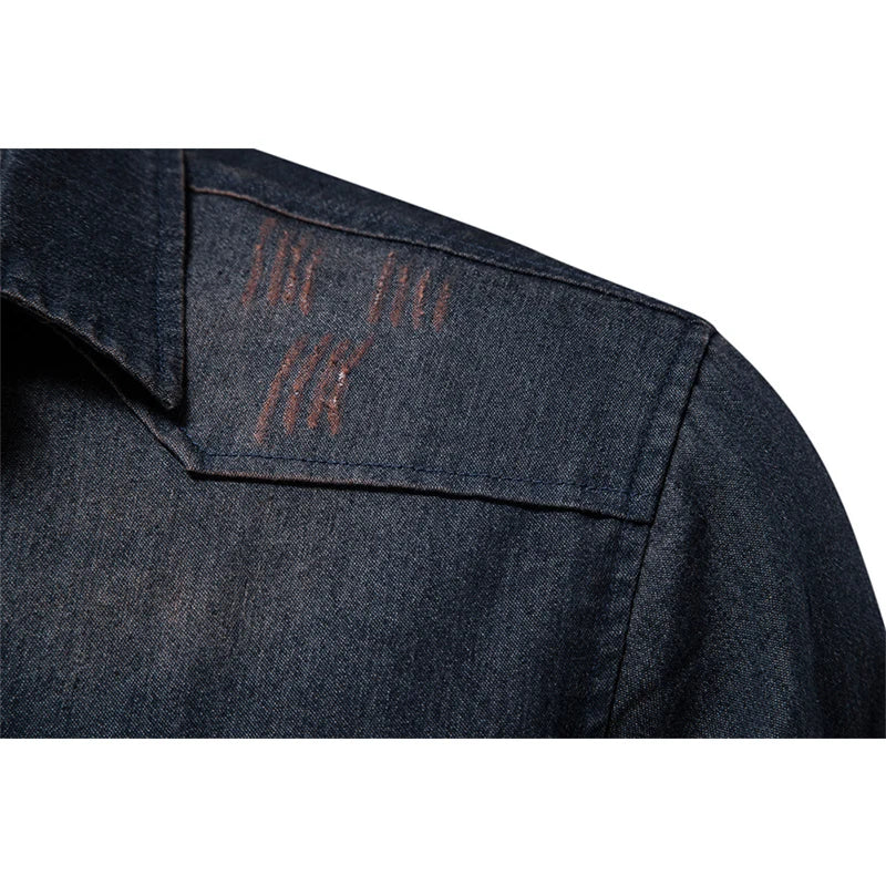 Carter | Men’s Lightweight Denim Button-Down Shirt