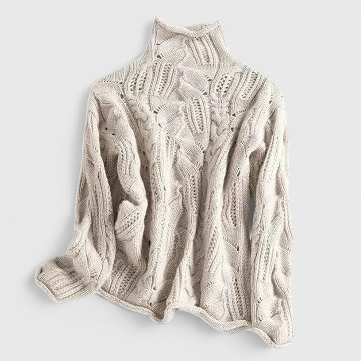 Arielle | Cozy Cable Knit Turtleneck Sweater