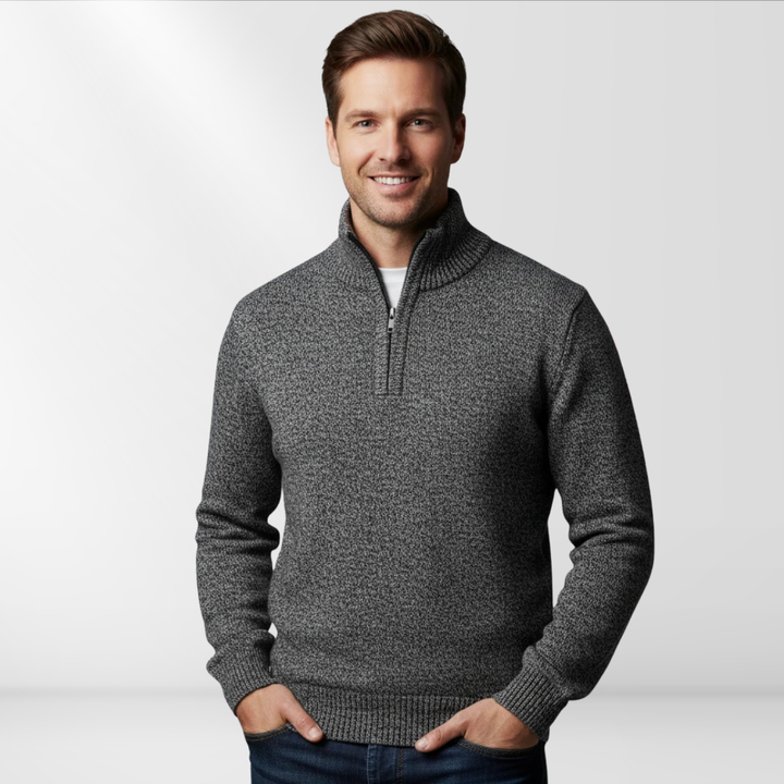 Corvin | Quarter-Zip Knit Pullover