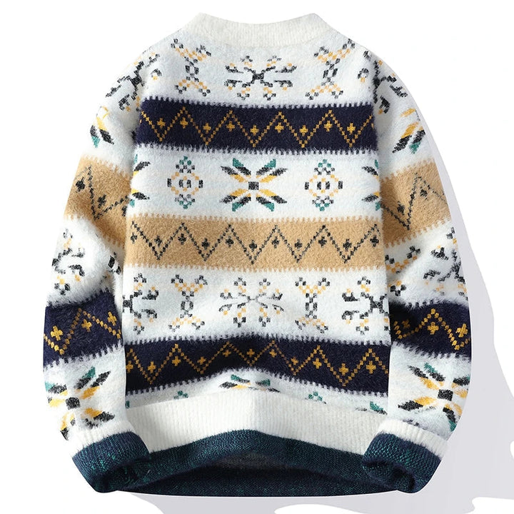 Men’s Patterned Knit Sweater