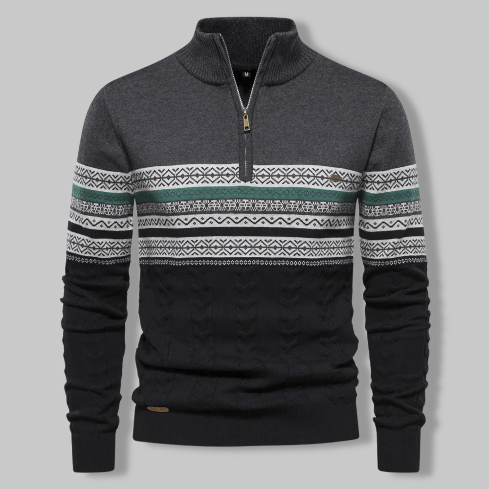 Men’s Half-Zip Pullover Sweater