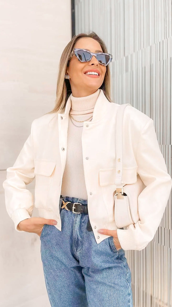 Averline | Cropped Women’s Button Jacket