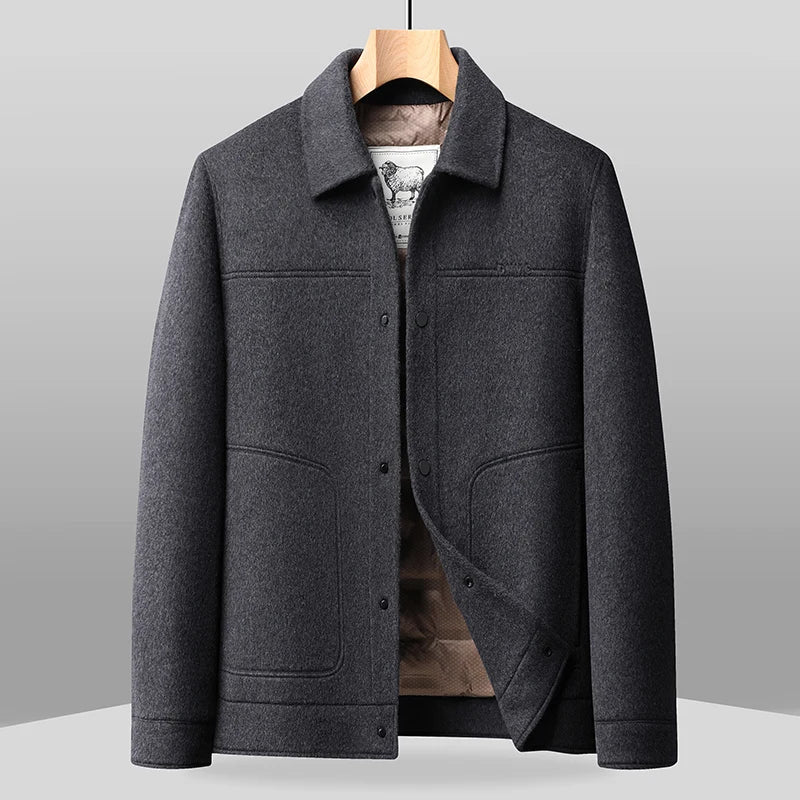 Mason | Minimalist Winter Wool-Blend Coat