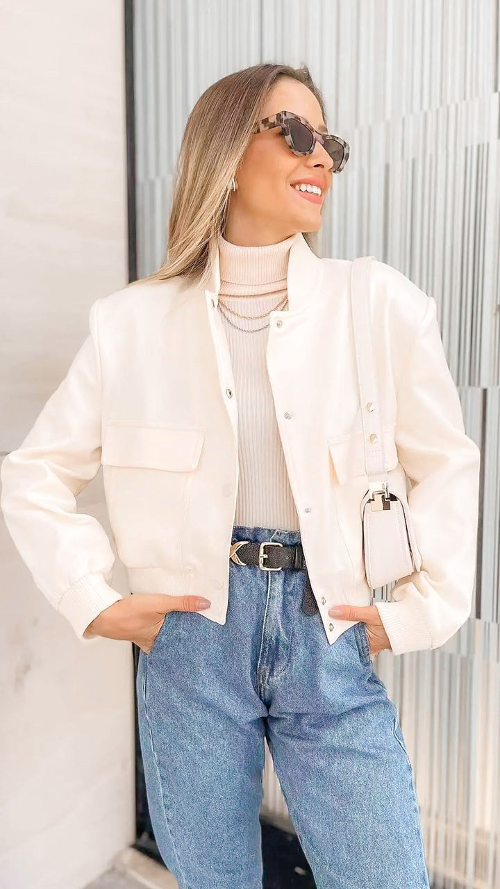 Averline | Cropped Women’s Button Jacket