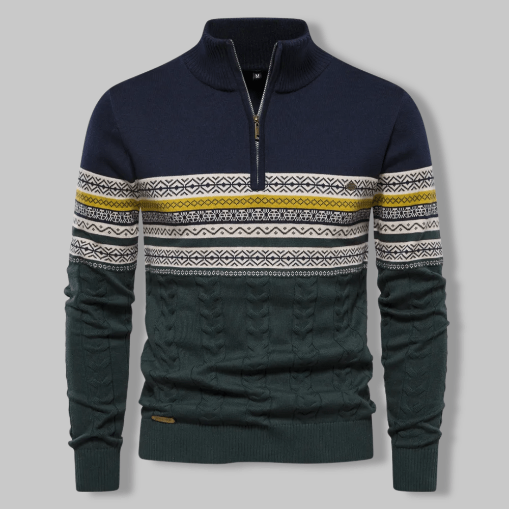 Men’s Half-Zip Pullover Sweater
