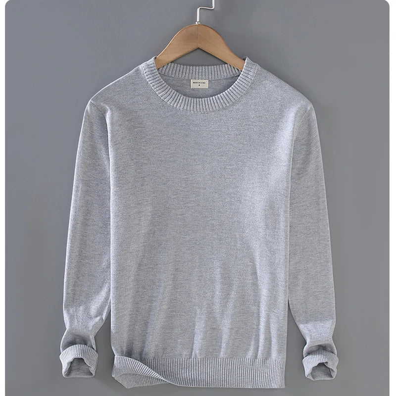 Classic Crewneck Knit Sweater