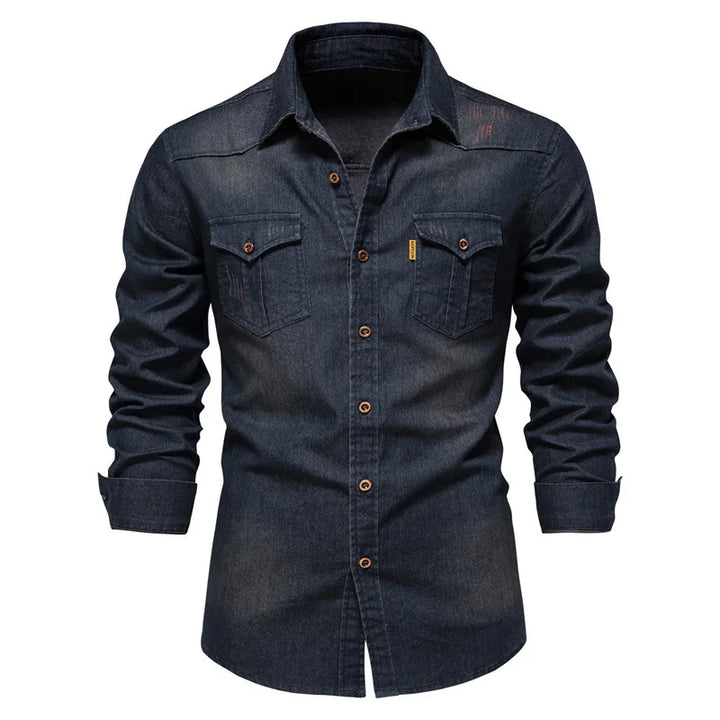 Carter | Men’s Lightweight Denim Button-Down Shirt