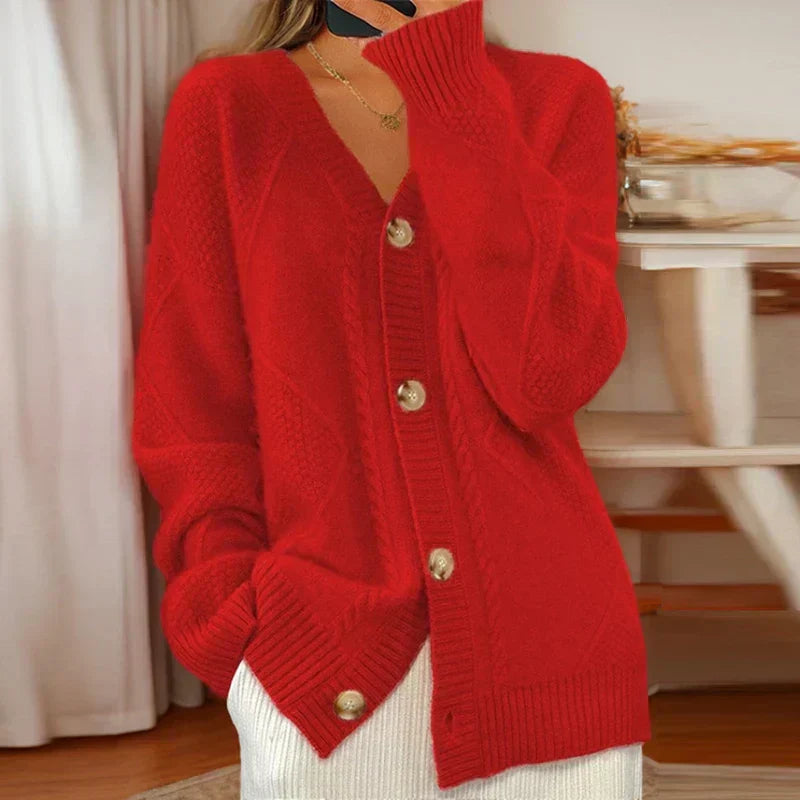 Emberlyn | Cozy Button-Front Knit Cardigan