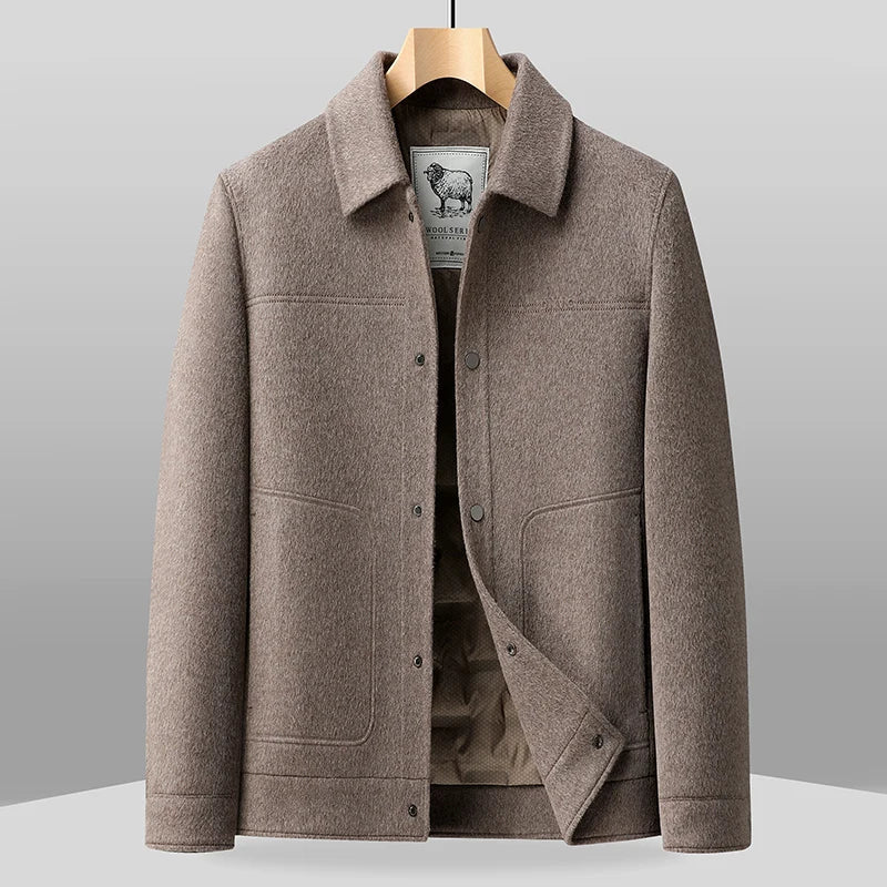 Mason | Minimalist Winter Wool-Blend Coat