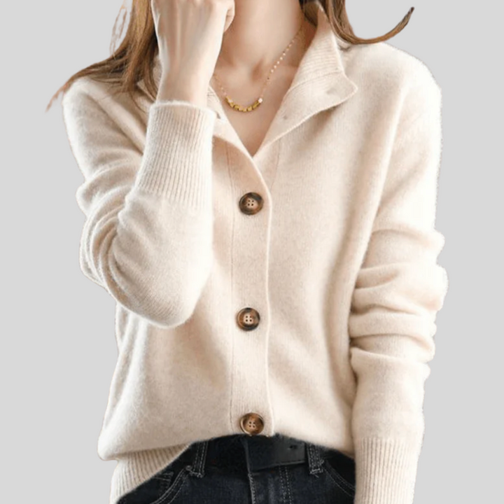 Lysandra | Soft Button-Front Knit Cardigan