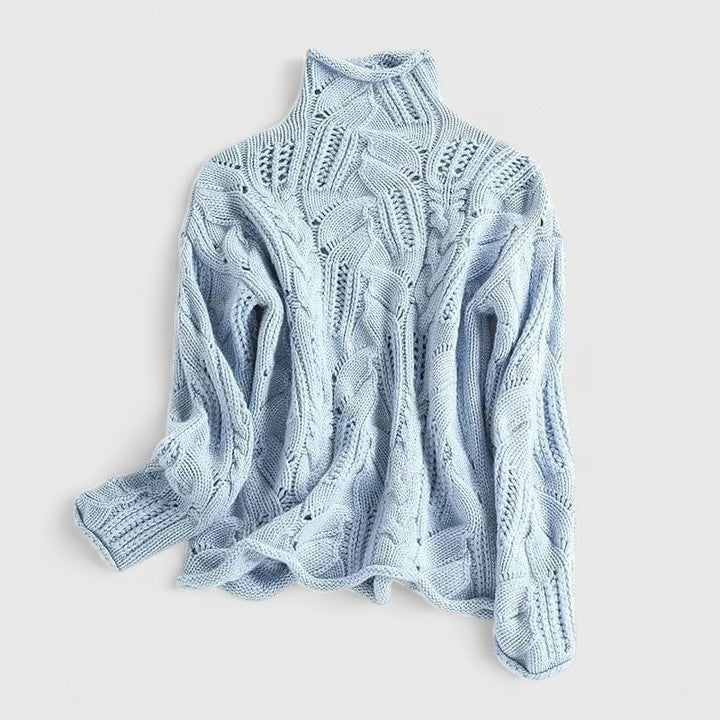 Arielle | Cozy Cable Knit Turtleneck Sweater