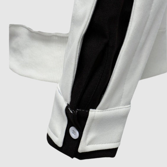 Contrast Collar Knit Pullover