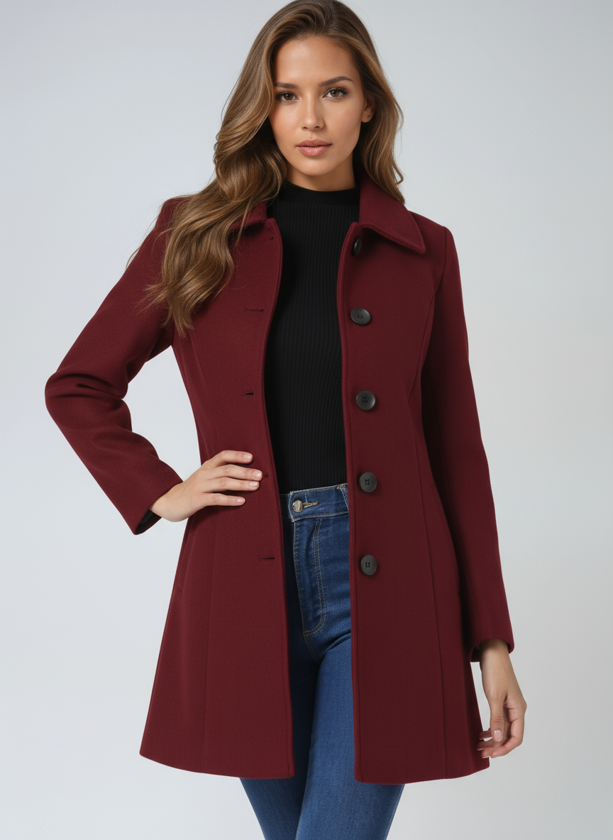 Juliana | Winter Trench Coat Modern Elegance