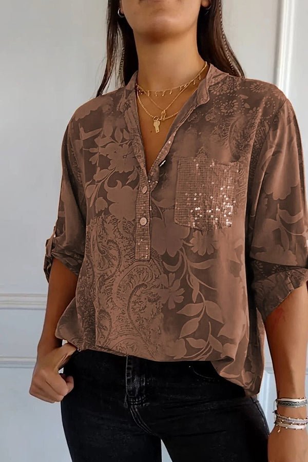 Elisa | Elegant Sequin Top