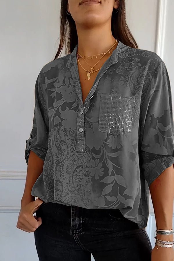 Elisa | Elegant Sequin Top