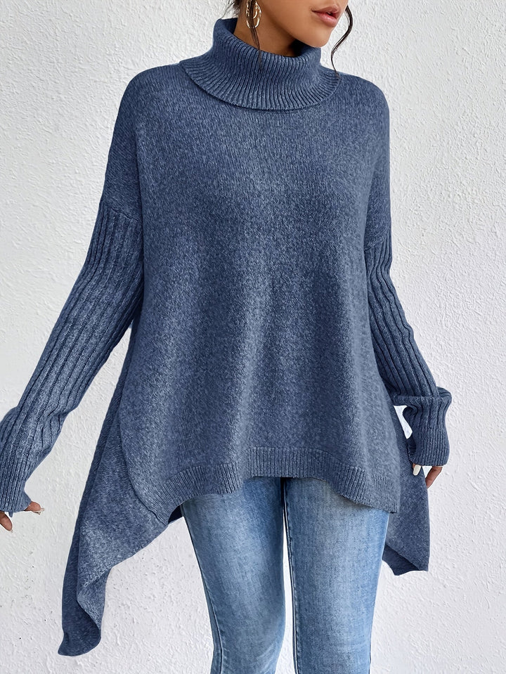 Isolde | Oversized Turtleneck Knit Sweater