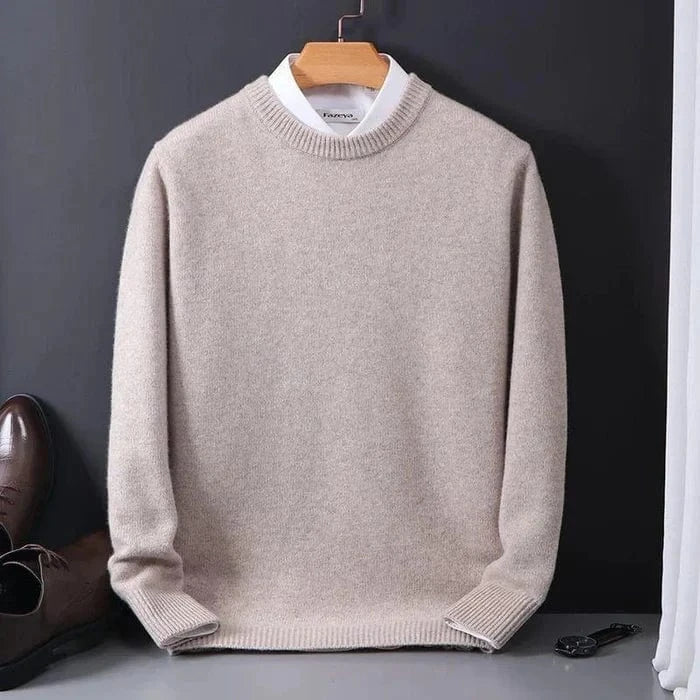 Men’s Crewneck Knit Pullover Sweater