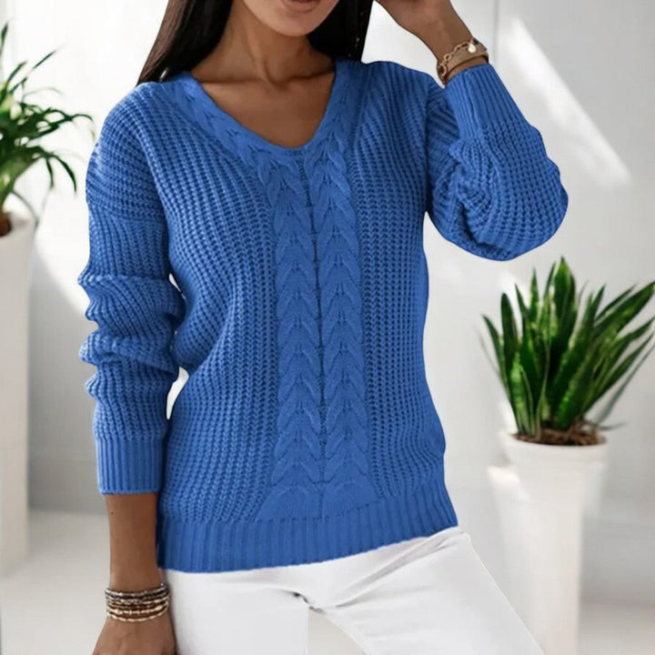 Clara | Classic Cable Knit Sweater