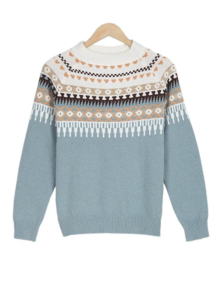 Arlena | Patterned Knit Sweater