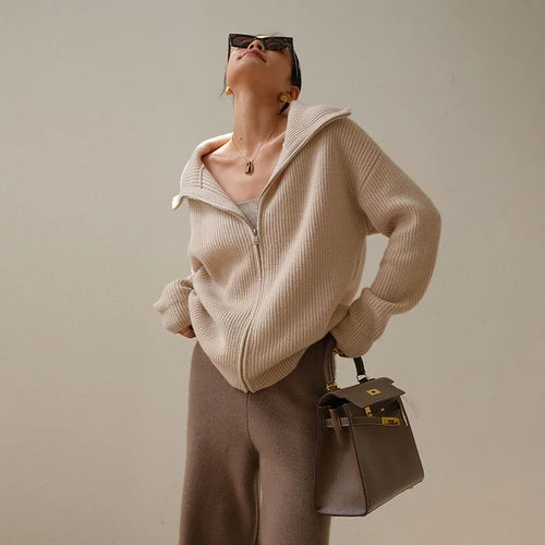 Maelis | Half-Zip Ribbed Sweater