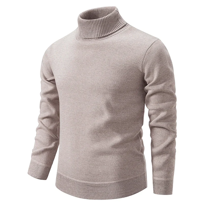 Modern Turtleneck Knit Sweater
