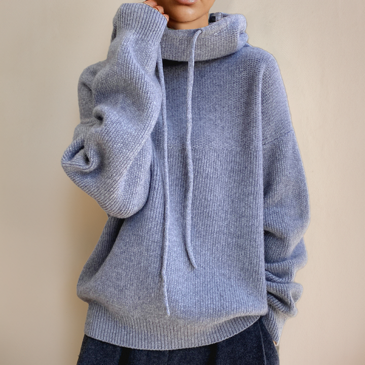 Kaia | Cozy Oversized Knit Hoodie