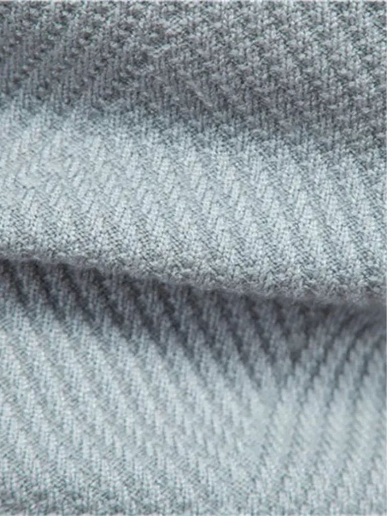 Textured Stripe Crewneck Sweater