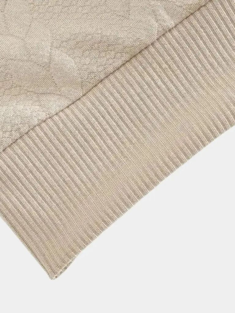 Textured Cable Quarter-Zip Sweater