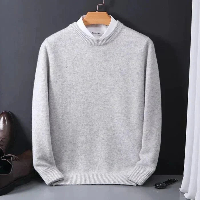 Men’s Crewneck Knit Pullover Sweater