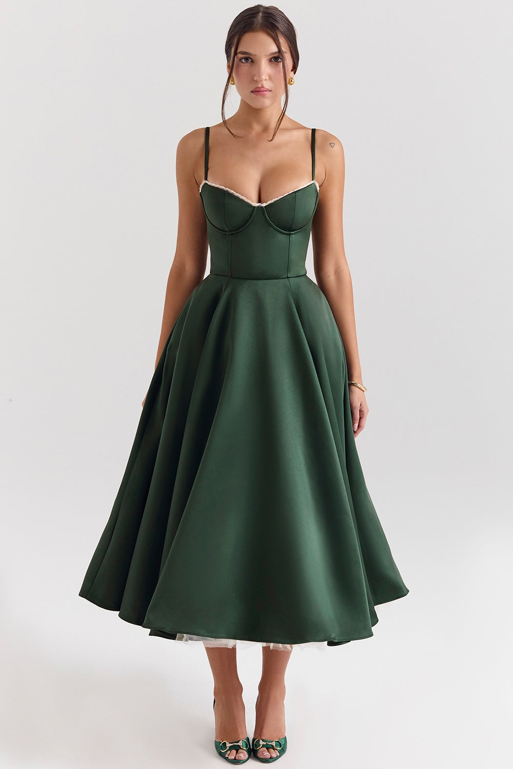 Amaristelle | Elegant Bustier Women’s Midi Dress