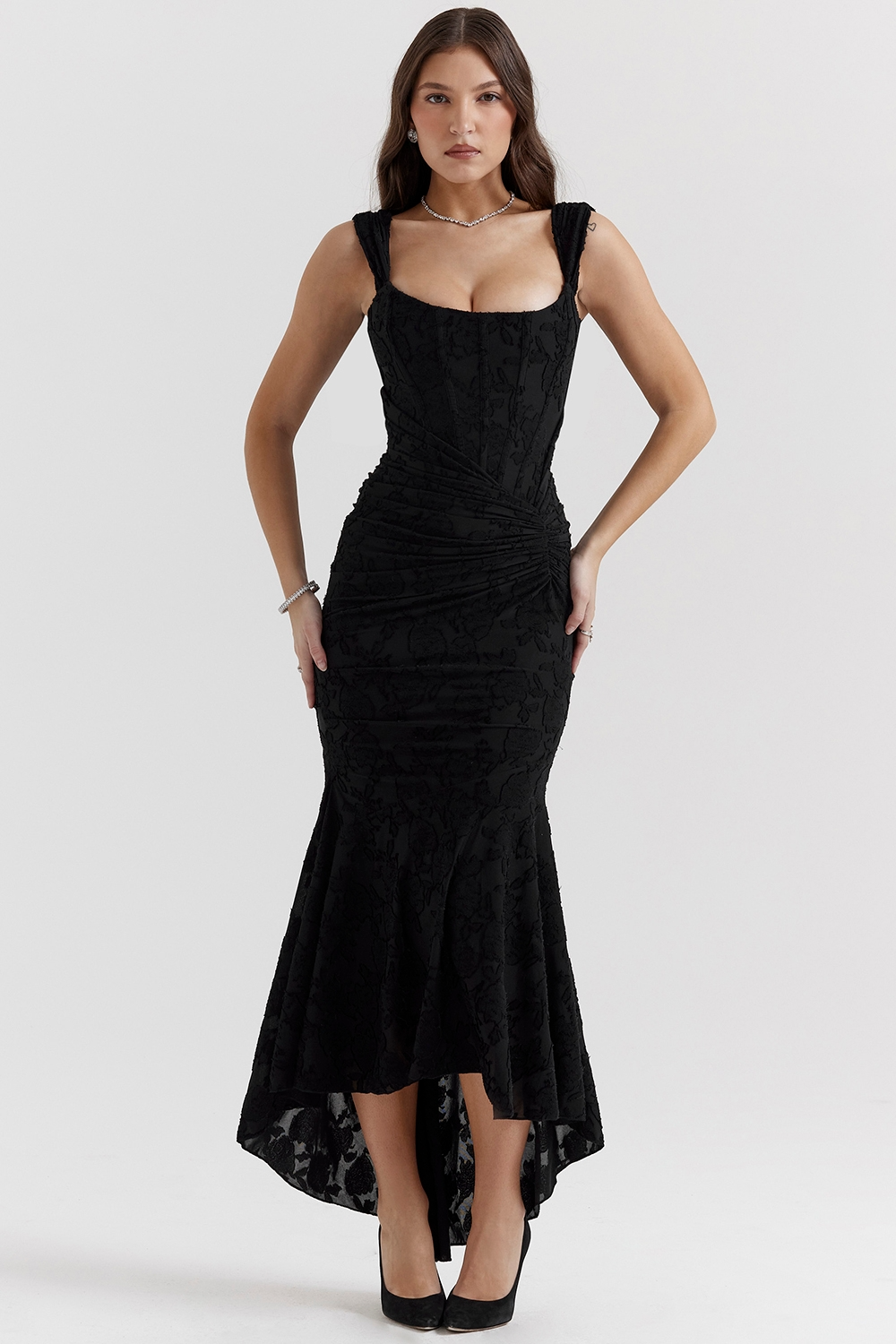 Marcelline | Elegant Black Evening Dress