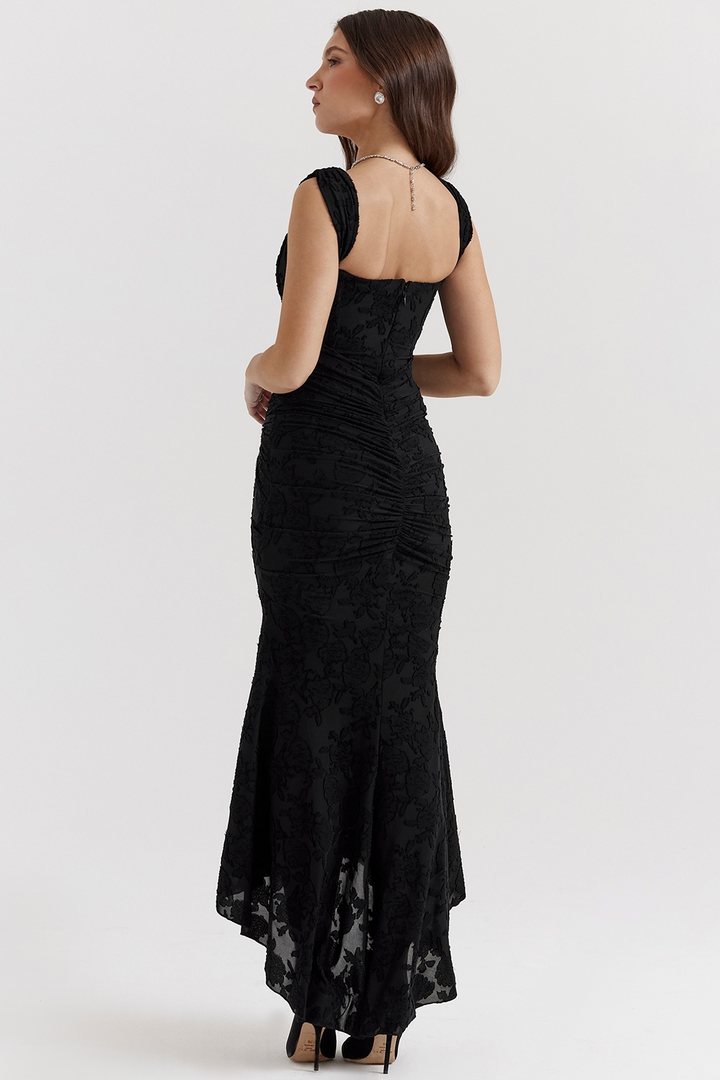 Marcelline | Elegant Black Evening Dress