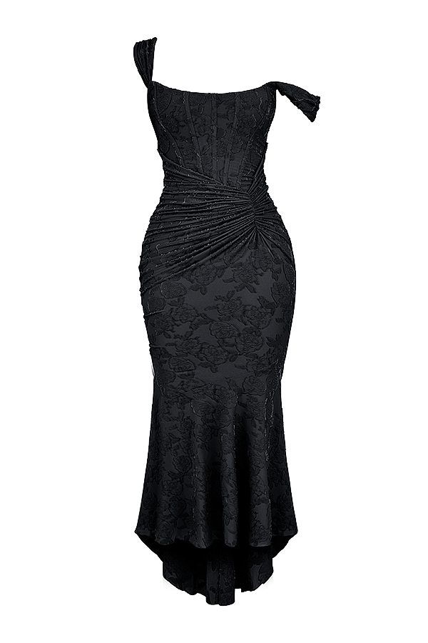 Marcelline | Elegant Black Evening Dress