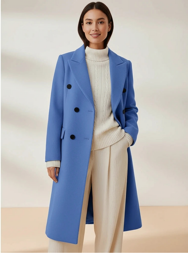 Celestine | Women’s Elegant Winter Double-Breasted Coat