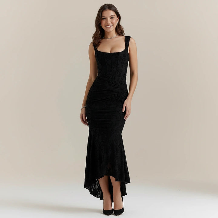 Marcelline | Elegant Black Evening Dress
