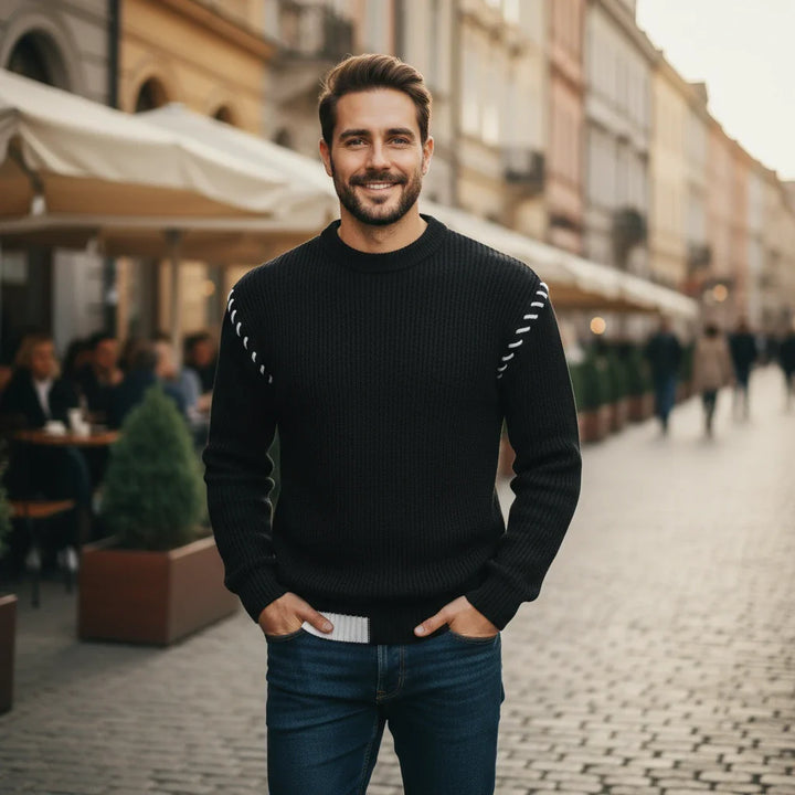 Ribbed Pullover Sweater