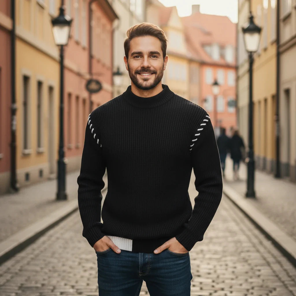 Ribbed Pullover Sweater