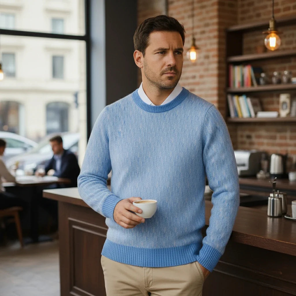 Soft Crewneck Knit Sweater