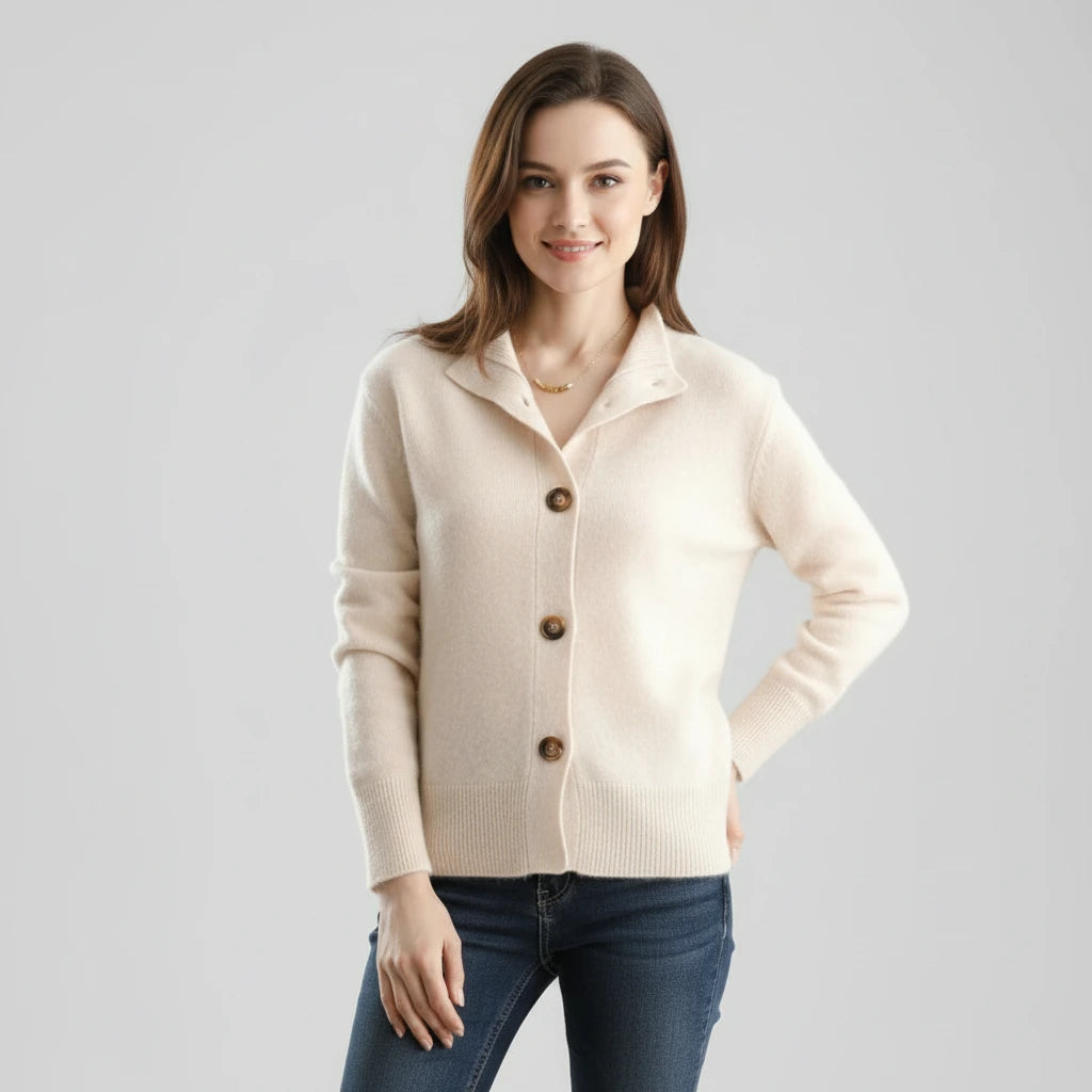 Lysandra | Soft Button-Front Knit Cardigan