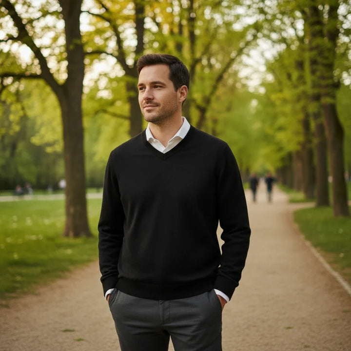 Classic V-Neck Men’s Sweater