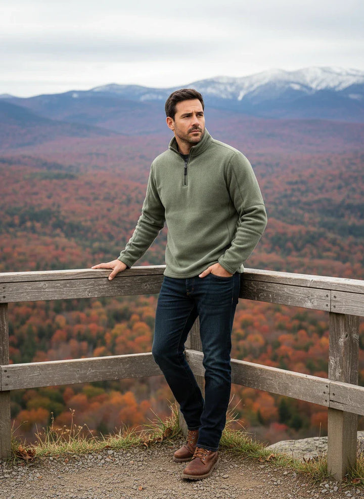 Soft Half-Zip Fleece Pullover