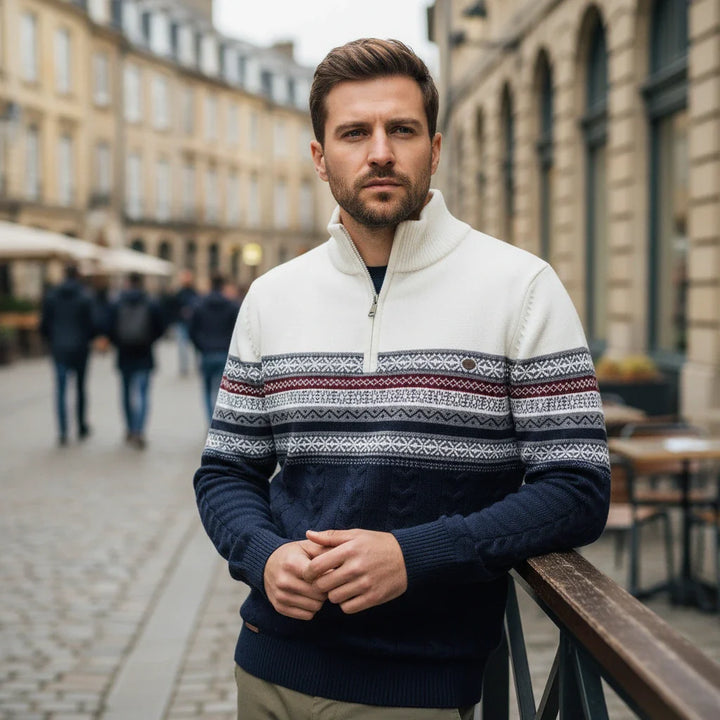 Men’s Half-Zip Pullover Sweater