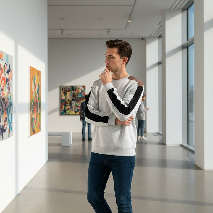 Colorblock Casual Sweatshirt