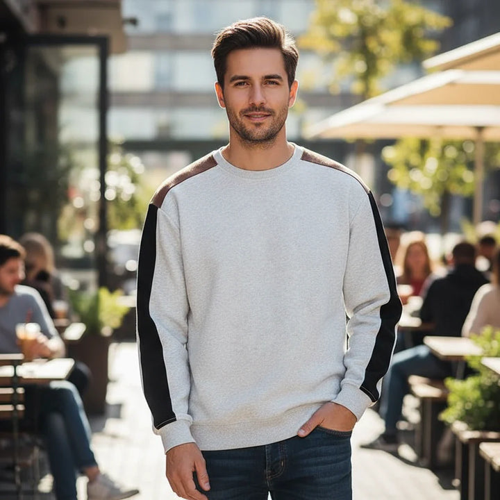 Colorblock Casual Sweatshirt