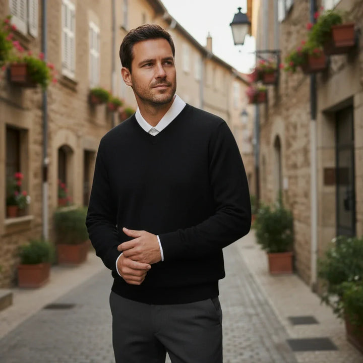 Classic V-Neck Men’s Sweater