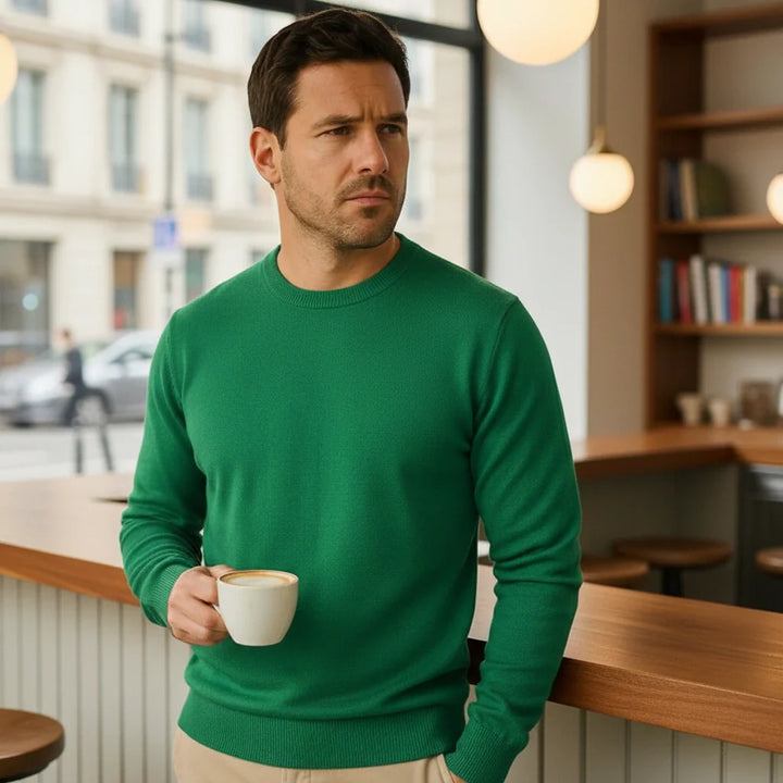 Classic Crewneck Knit Sweater